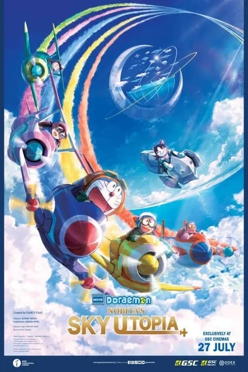 ดูอนิเมะ Doraemon Nobita’s Sky Utopia (2023) ฟากฟ้าแห่งยูโทเปียของโนบิตะ